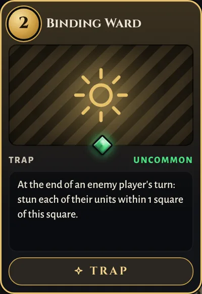 Binding Ward, a Faith Trap card