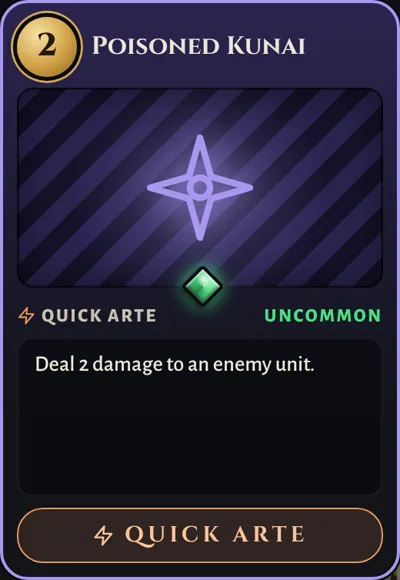 Poisoned Kunai